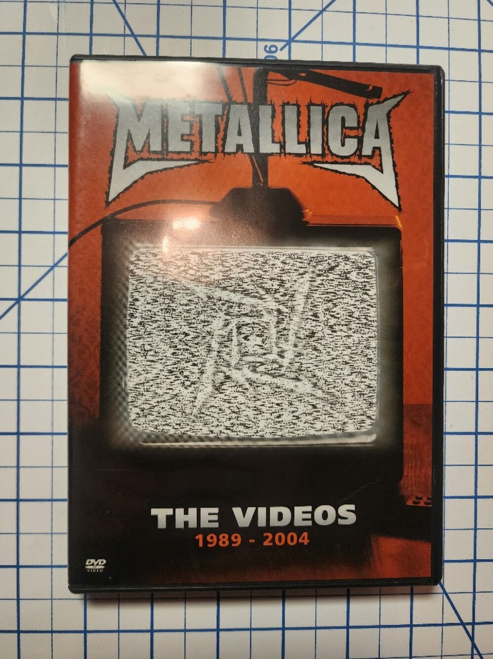 2/25$ Metallica "The Videos 1989-2004" DVD - Red & Black